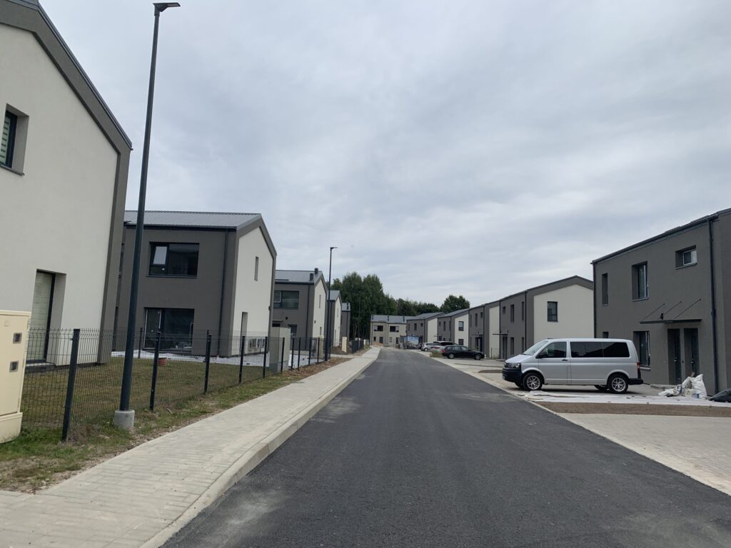 Šilainių miestelis 1 etapas (Alytaus g. 11-67) - Row housing - construction photos