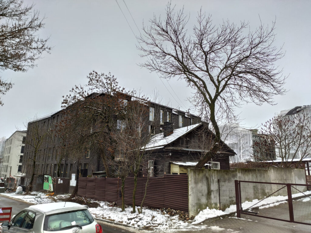 Šv. Stepono Baltas lapas (Šv. Stepono g. 33) - Multi apartment - construction photos