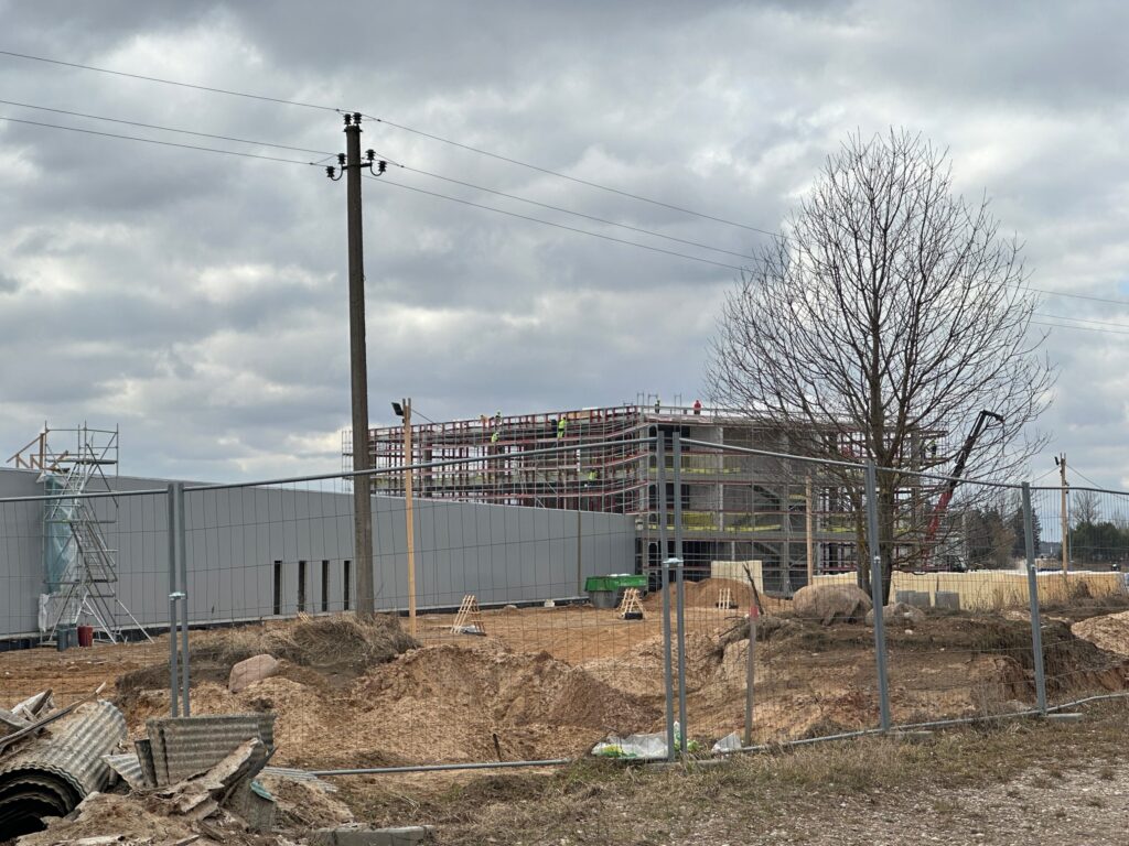 Teltonika High Tech Hill 1 etapas (spausdintinio montažo plokščių (PCB) gamykla) (Gaujos g. 4) - Light manufacturing - construction photos