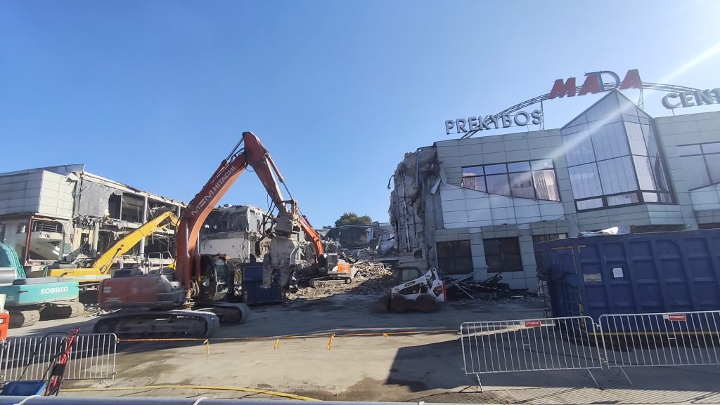 PC Mada rekonstrukcija (Viršuliškių g. 40, 42) - Shopping center - construction photos