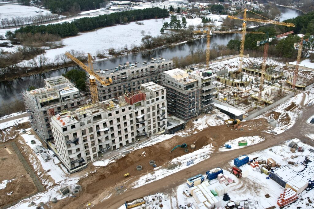 reVINGIS River Space (Geležinio Vilko g. 2) - Multi apartment - construction photos