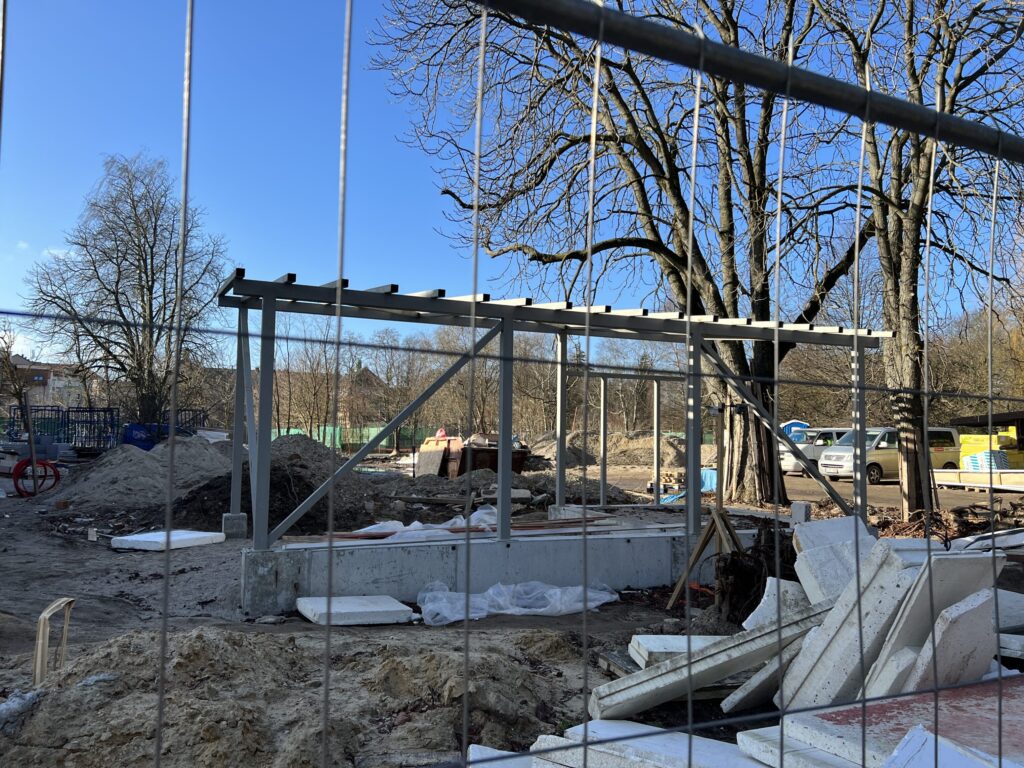 Vaikų darželis "Svirpliukas" (Liepų g. 43A) - Science institution - construction photos