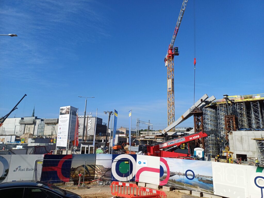 Rīgas Centrālās dzelzceļa stacijas pārbūve (Stacijas laukums 2) - Train station - construction photos