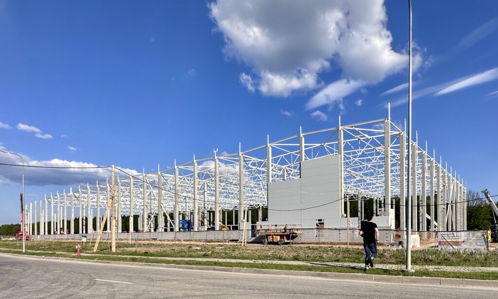 Jėgainės g. 1 (Jėgainės g. 1, Biruliškių k., Karmėlavos sen.) - Warehouse / Distribution center - construction photos
