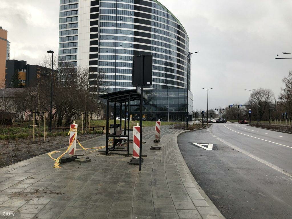 Kernavės g. (Kernavės g.) - Bike path, Street - construction photos