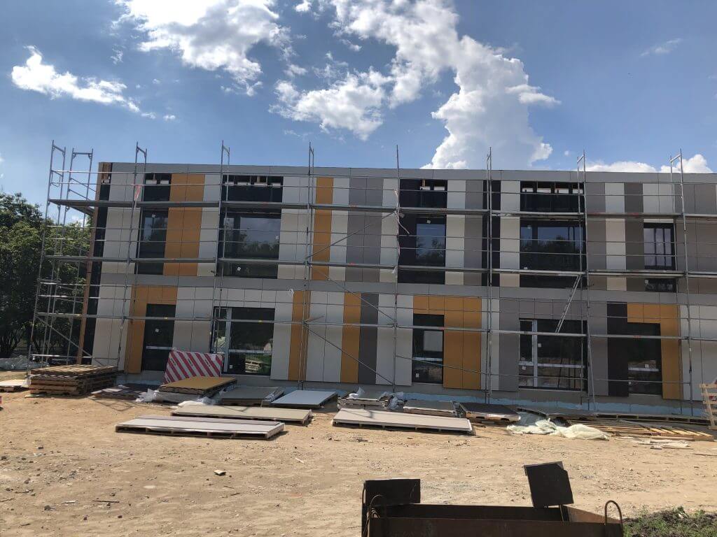 Modulinis darželis "Strazdelis" (I. Šimulionio g. 14) - Primary and secondary education - construction photos