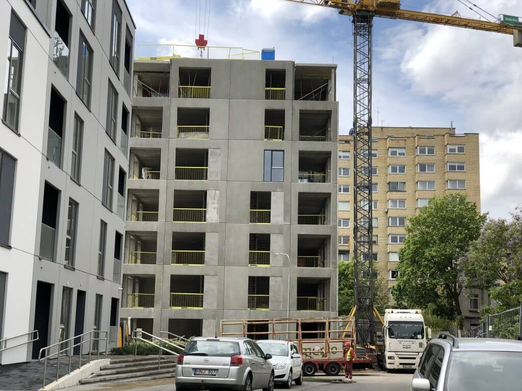 Rinktinės URBAN 2 etapas (Ceikinių g. 15) - Multi apartment - construction photos