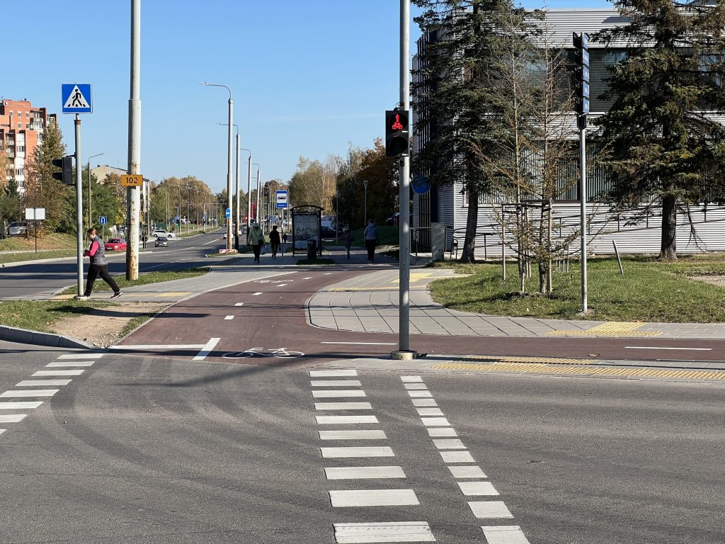 Baltupio g. dviračių takas iki Didlaukio g. (Baltupio g.) - Bike path - construction photos