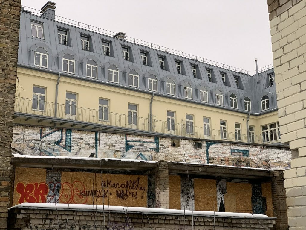 Gedimino 22 (Gedimino pr. 22) - Multi apartment - construction photos