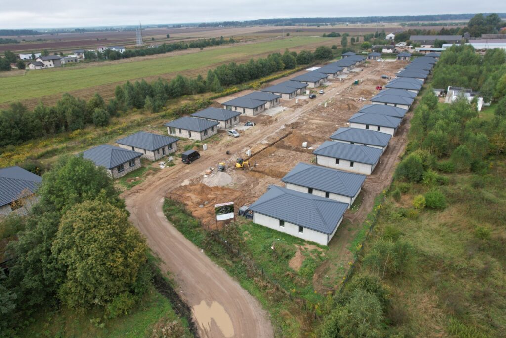 Meduvio alėja (Meduvio g. 1A-J, 3A-J) - Private house community - construction photos