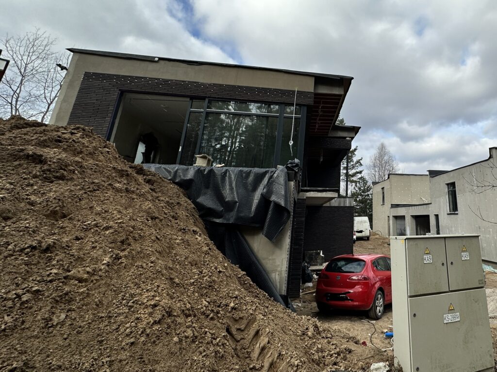 Terasų g. 21 (Terasų g. 21) - Row housing - construction photos