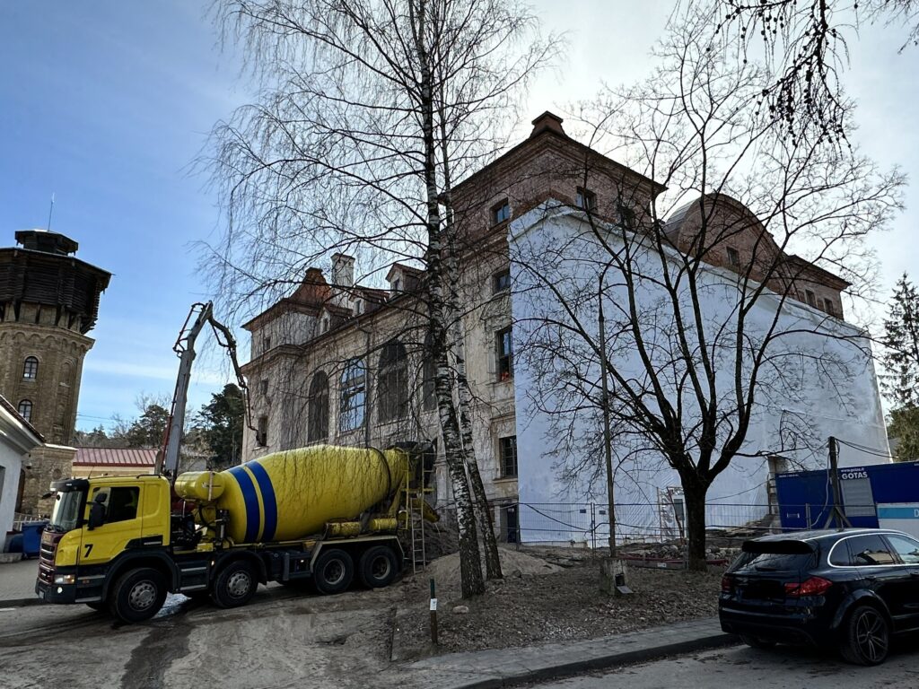 Sapiegų rūmai (L. Sapiegos g. 13) - Cultural center - construction photos