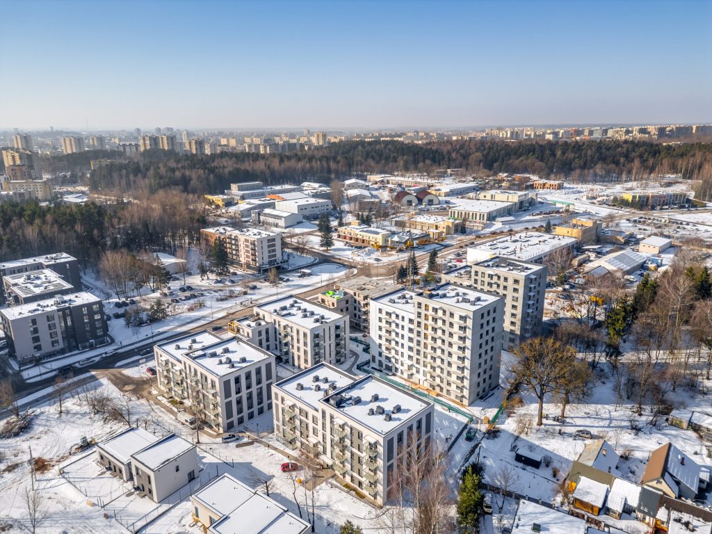 Metų laikai 2 etapas (Visorių g. 27) - Multi apartment - construction photos