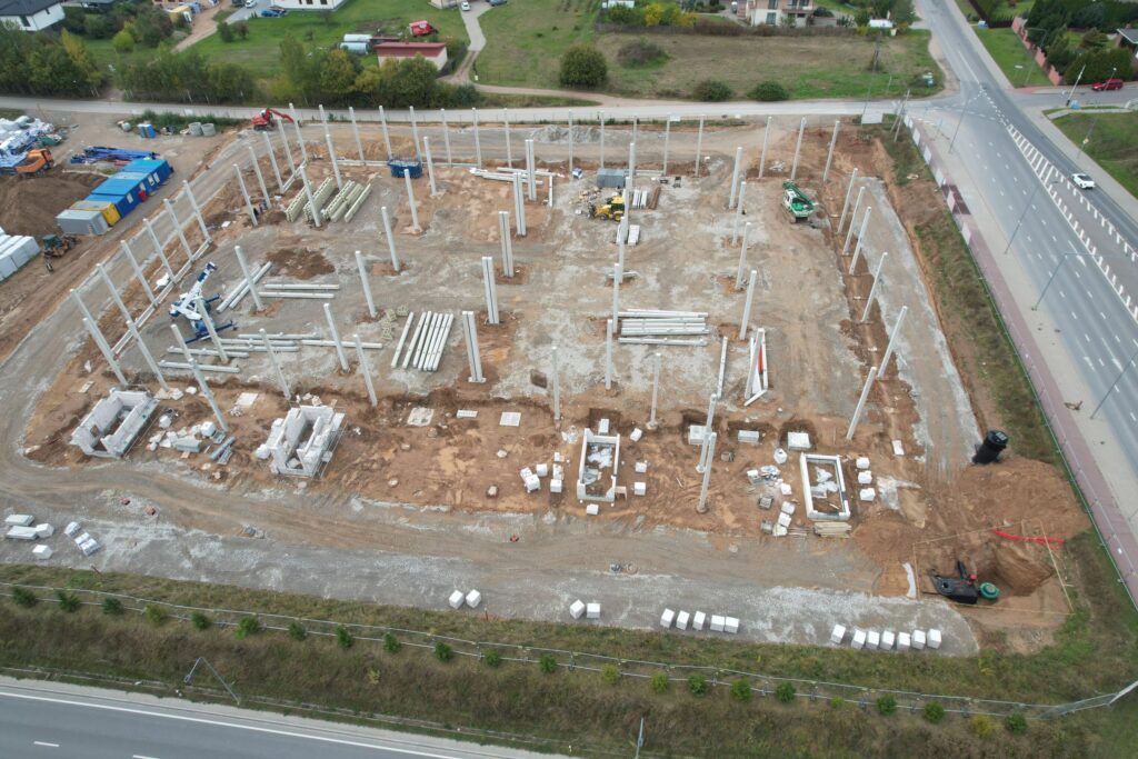 West Garden 1 etapas (Vakarinė g. 2) - Warehouse / Distribution center - construction photos