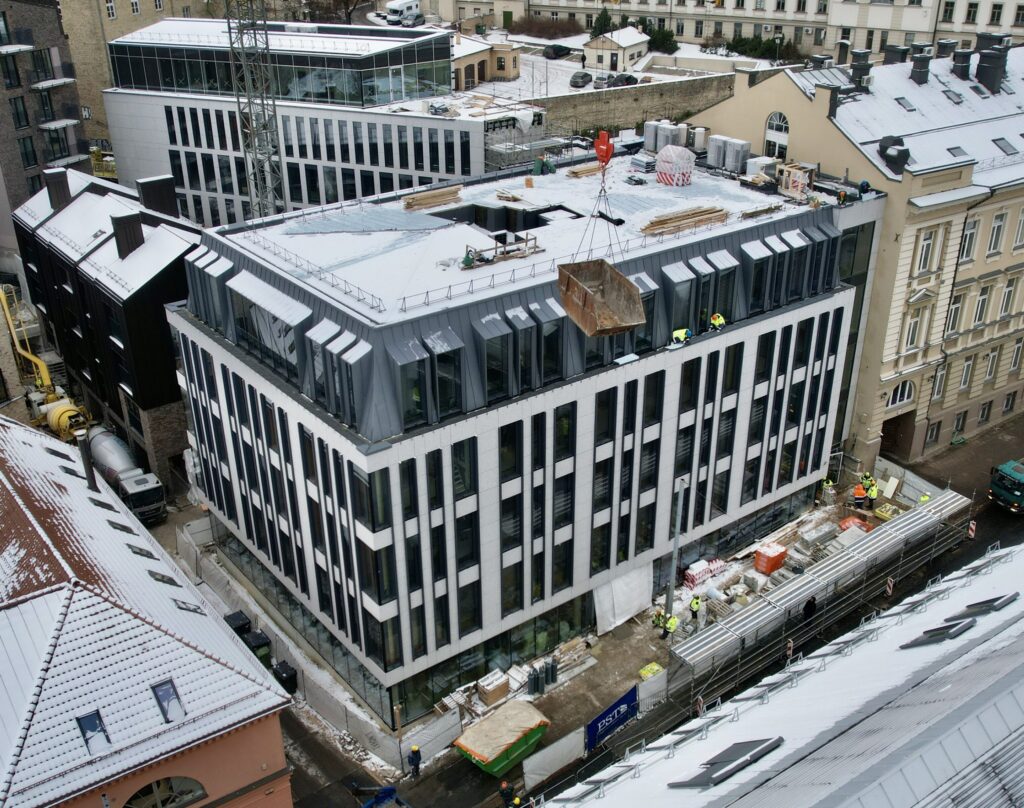 Lietuvos draudimo administracinis B10 (J. Basanavičiaus g. 10) - Multi apartment, Office center - construction photos