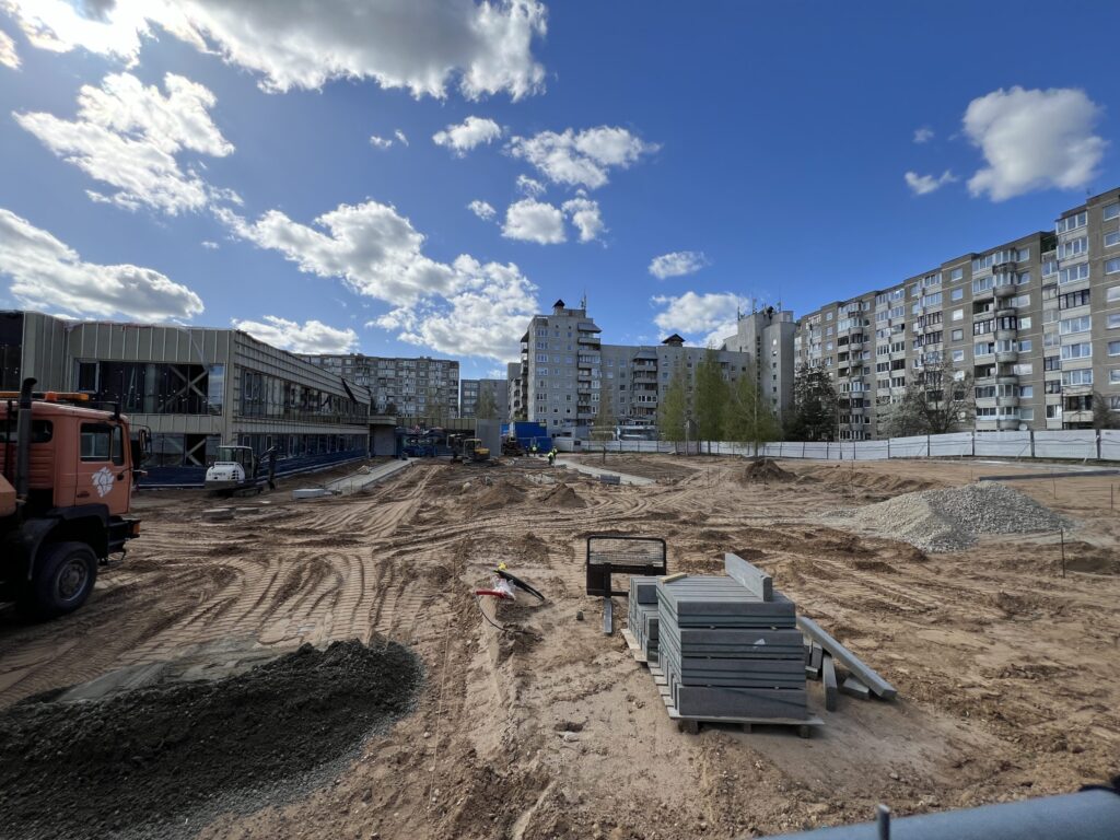 Lopšelis - darželis Tolminkiemio g. (Tolminkiemio g. 11A) - Pradinio ir antrinio ugdymo įstaiga - statybų nuotraukos