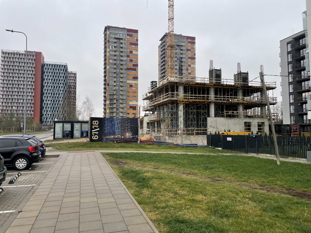 Newton 1 etapas (K1) (Viršuliškių skg. 8) - Multi apartment - construction photos