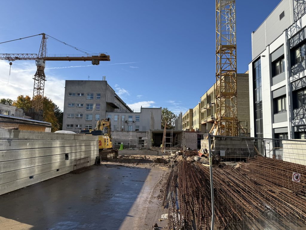 LSMU Kauno ligoninė (Josvainių g. 2) - Hospital - construction photos