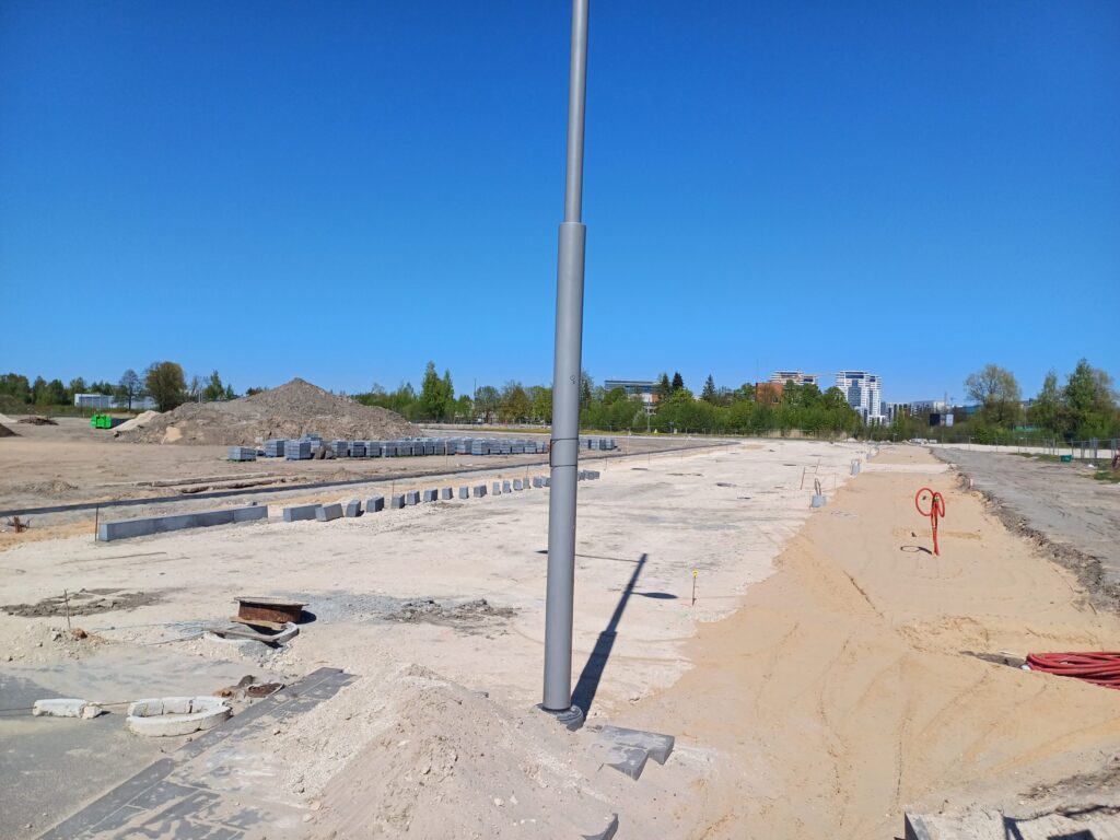 New Hanzas City teritorijas infrastruktūras izbūve - 3.kārta (Gustava Kluča iela, Vilhelma Ostvalda iela) - Street - construction photos