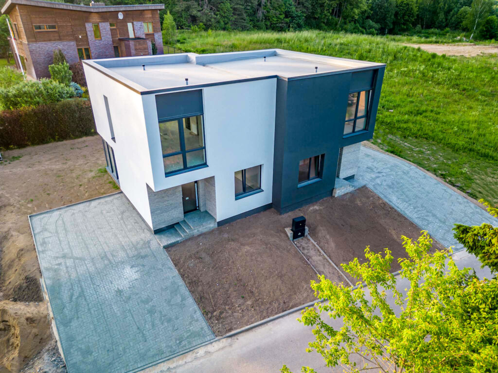 Barsukynės namai (Barsukynės g. 28, 28A) - Rindu mājas - būvdarbu attēli