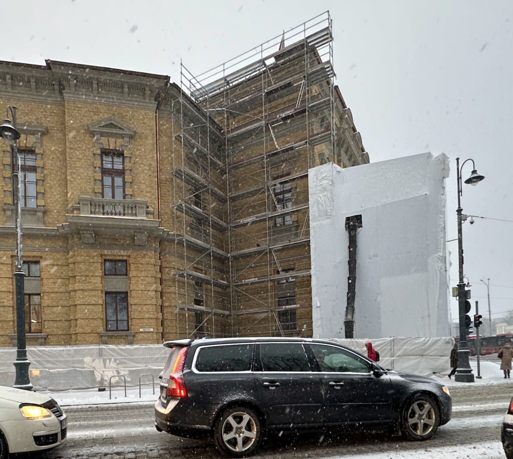 Vrublevskių bibliotekos rekonstrukcija (Žygimantų g. 1) - Library - construction photos