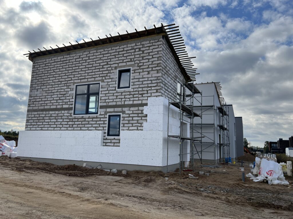 Girdavos g. 20, 22, 24, 26, 28 (Girdavos g. 20, 22, 24, 26, 28) - Private house community - construction photos