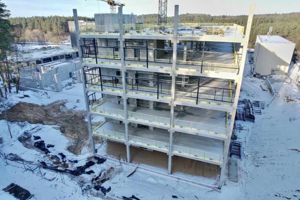 VGTU Elektronikos, Mechanikos ir Transporto inžinerijos fakultetų mokomasis korpusas (Plytinės g. 25-2) - Higher education - construction photos