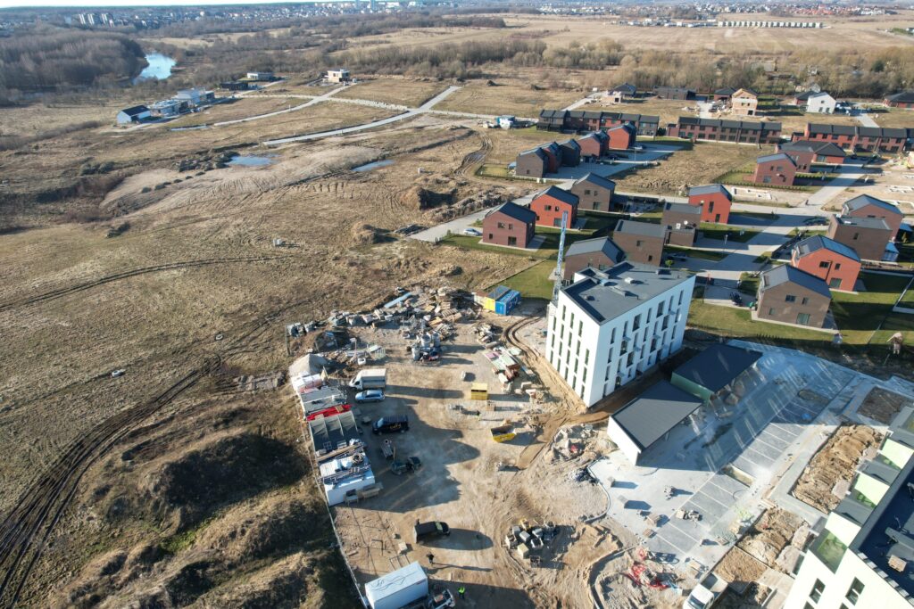 Liepų terasos | 2 etapas (C, D namai) (Arimų g. 66) - Multi apartment - construction photos