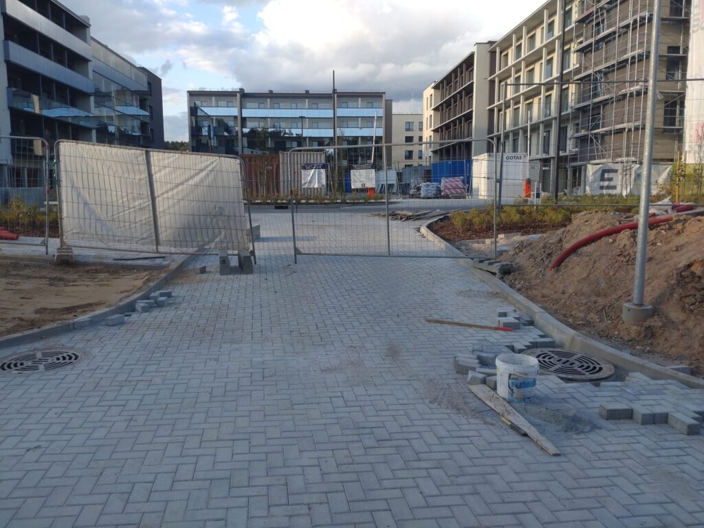 Pušų parkas (Lietaus g. 7) - Daudzdzīvokļu nams - būvdarbu attēli