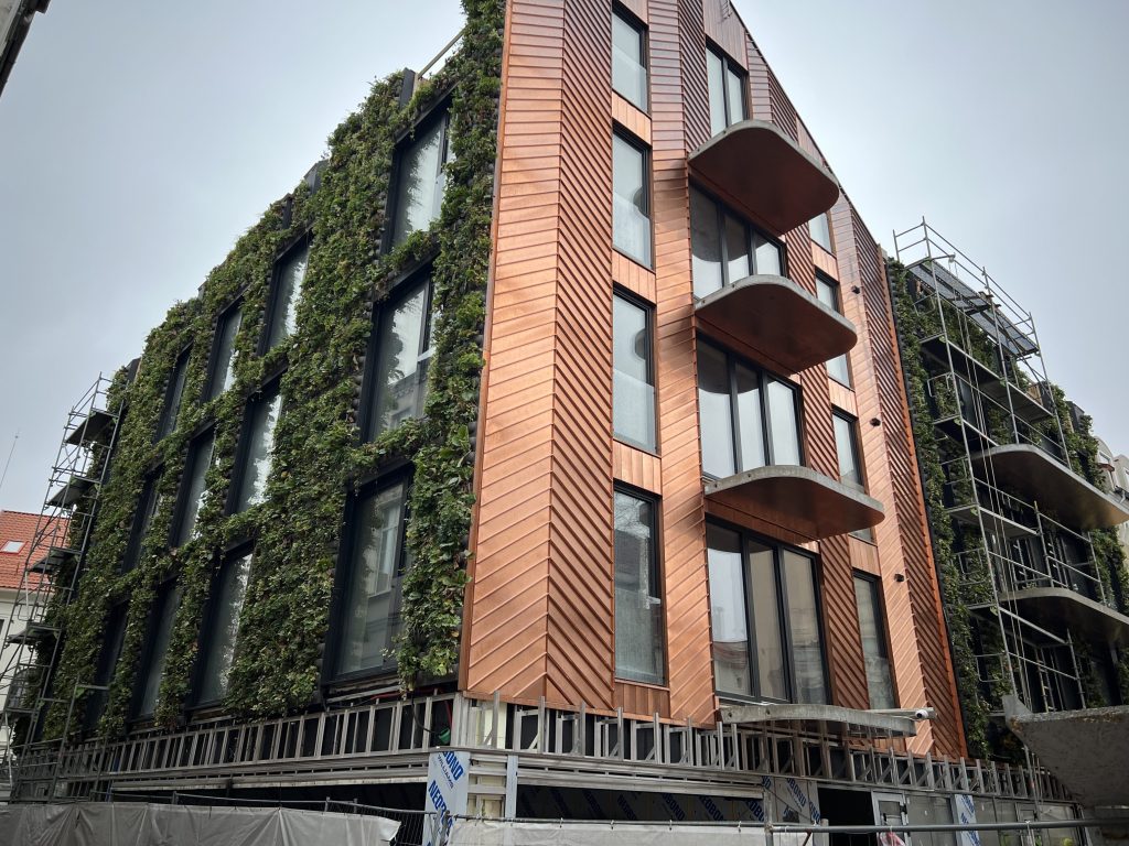 Teatro namai (Žvejų g. 3) - Daugiabutis - statybų nuotraukos