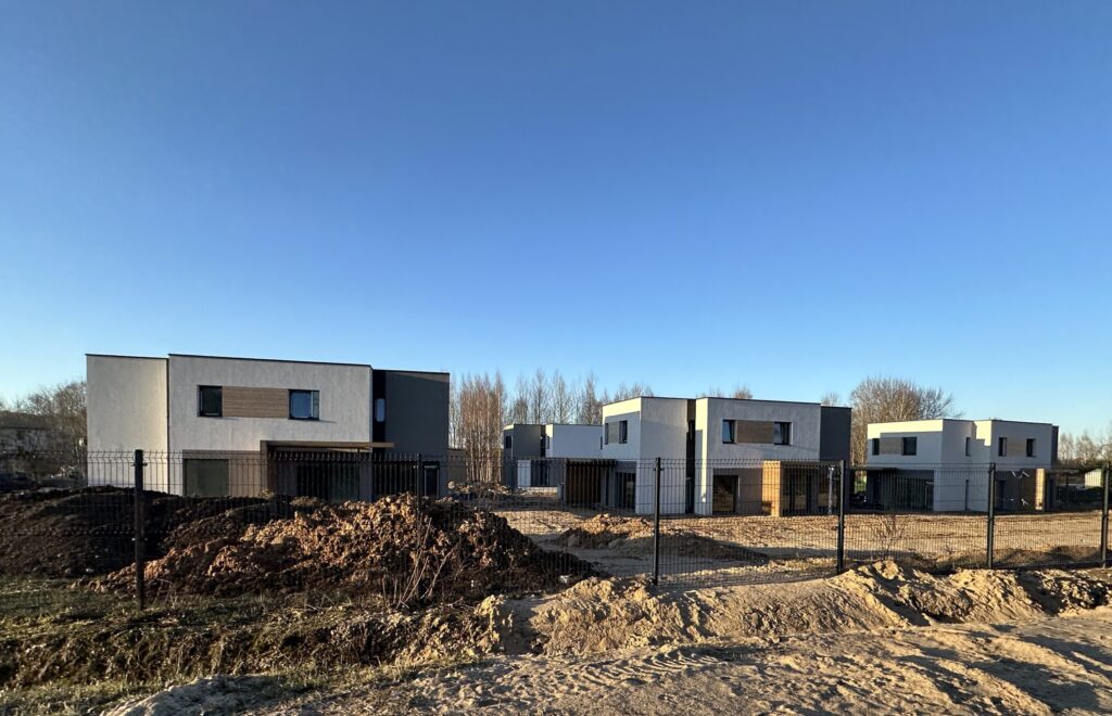 Pupojų parkas 2 etapas (namai 4 - 9) (Skaisterių g. 9, 11, 13, 15, 17, 19) - Row housing - construction photos