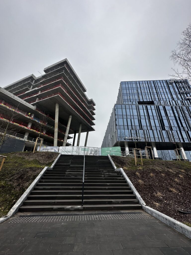 Verde 1. kārta - "A","B" ēkas (Roberta Hirša iela 1) - Office center - construction photos