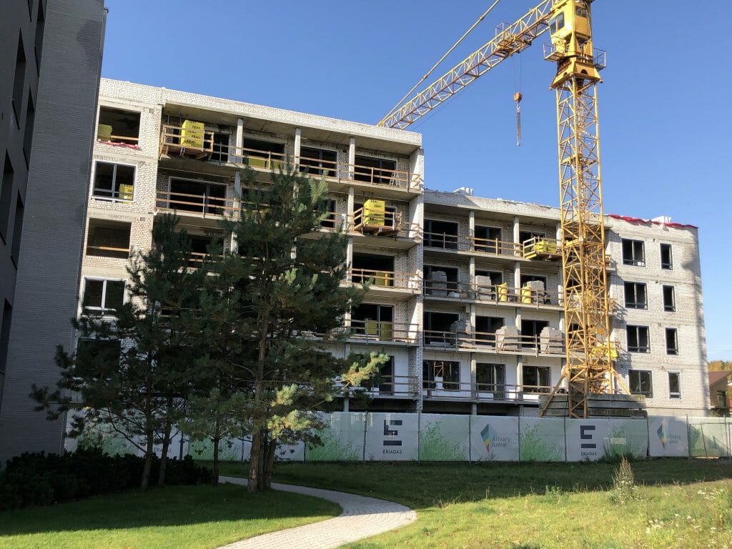 Aitvarų namai 2 etapas (Lazdynėlių g. 16A, 16B, 16C) - Multi apartment - construction photos