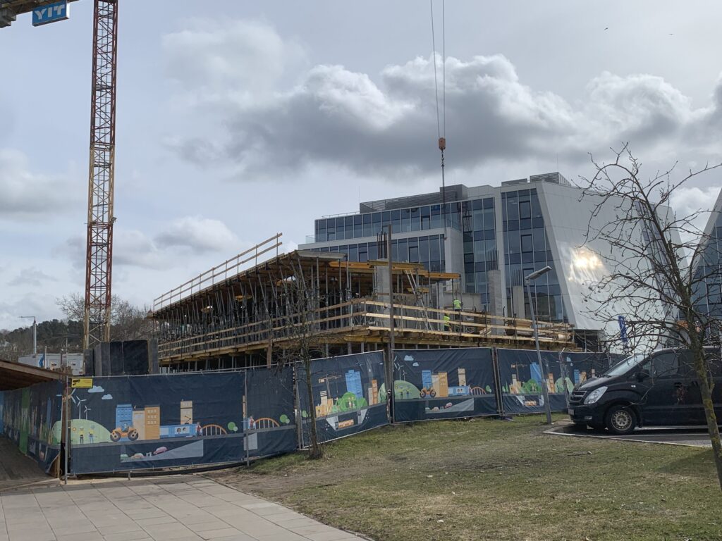 Sporto 16 (Sporto g. 16) - Office center - construction photos