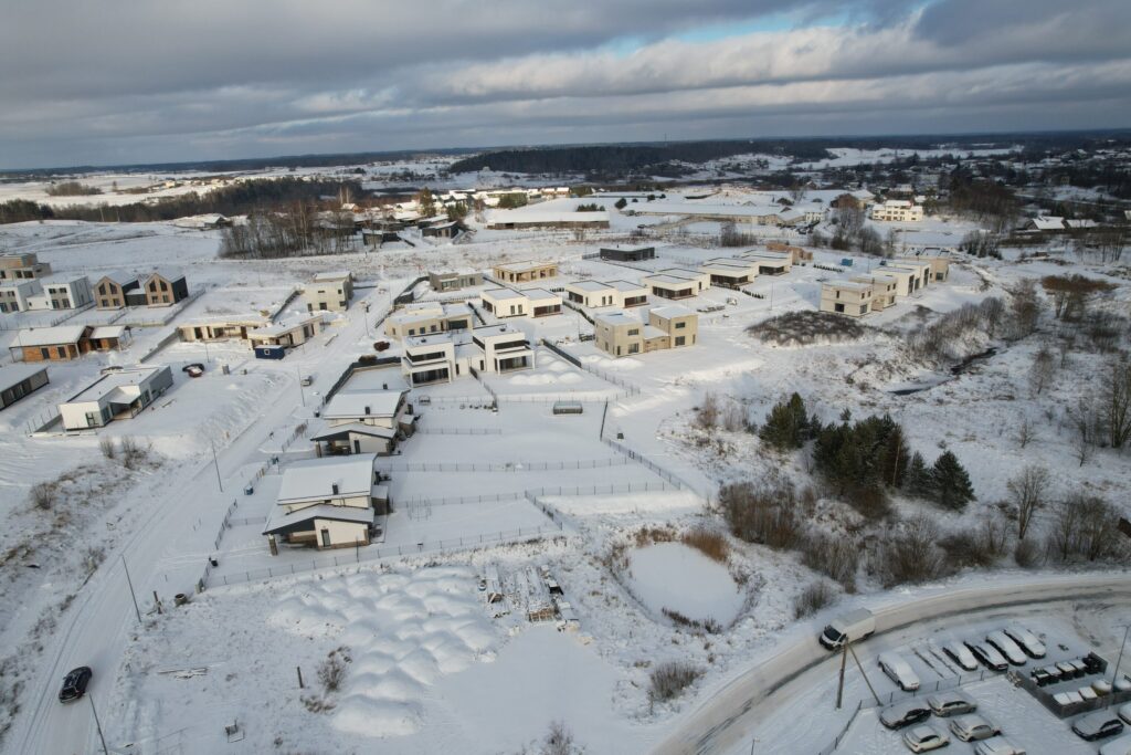 Bendorių-Vilnius (Minties g. 1, 2, 3, - 21, Panoramos g. 1, 2, 3 - 36, Gausos g. 1, 2, 3, 4, 5) - Land plots - construction photos