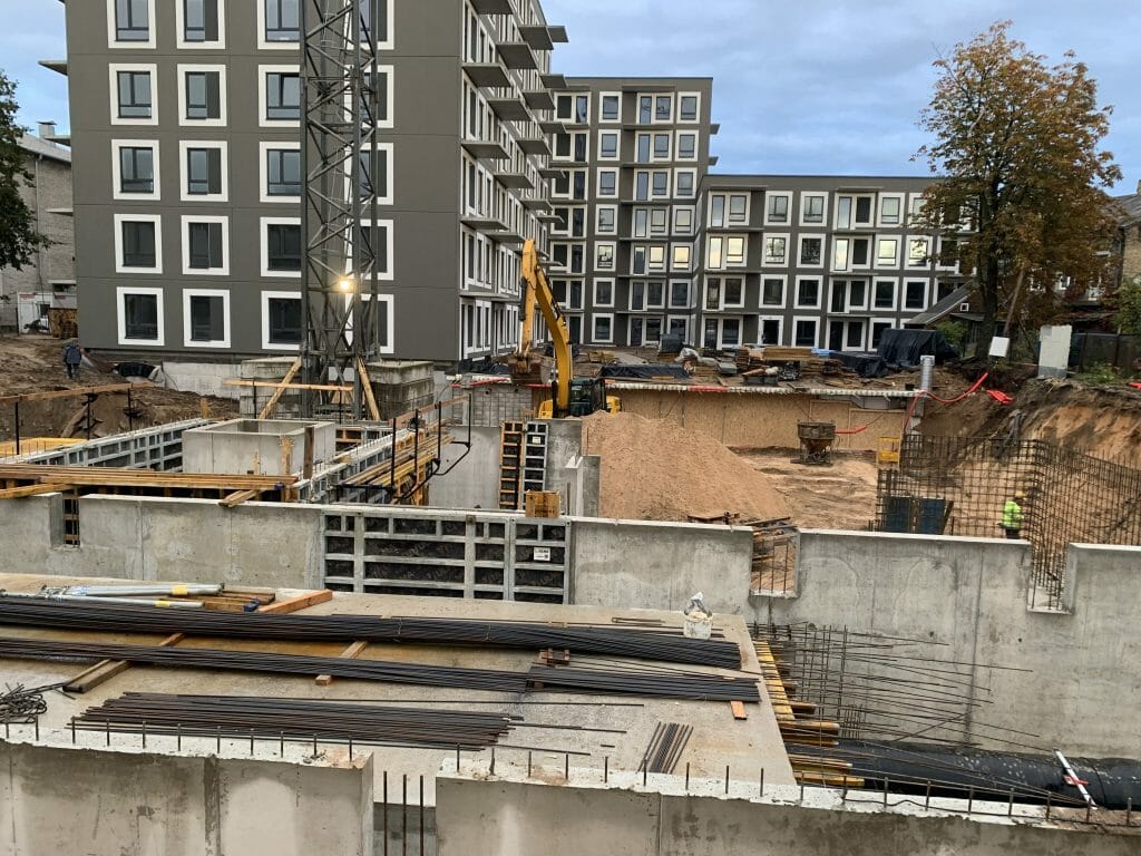 Liveup 2 etapas (Naugarduko g. 62) - Multi apartment - construction photos