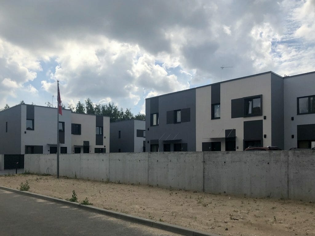 Šakenio alėja (K. Šakenio g. 24) - Rindu mājas - būvdarbu attēli