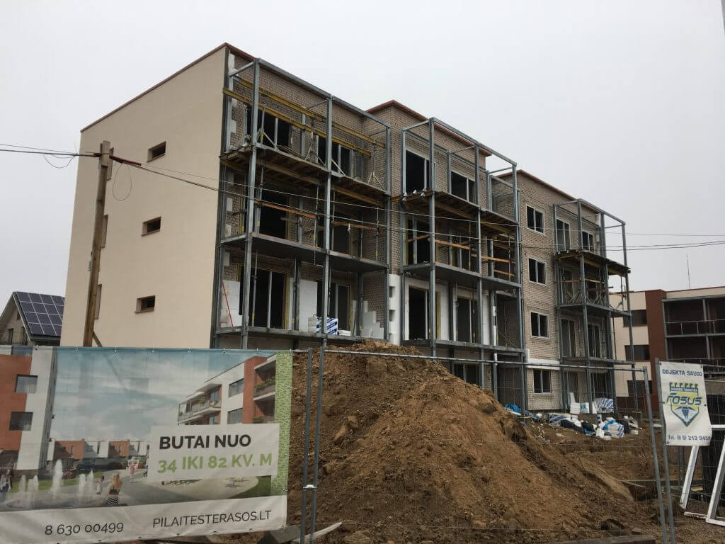 Pilaitės terasos 1 etapas (daugiabučiai) (Simono Grunau g. 44, 46) - Multi apartment - construction photos