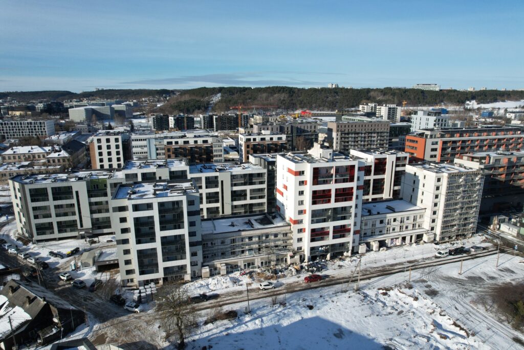 K17 (Kernavės g. 15, 17) - Multi apartment - construction photos
