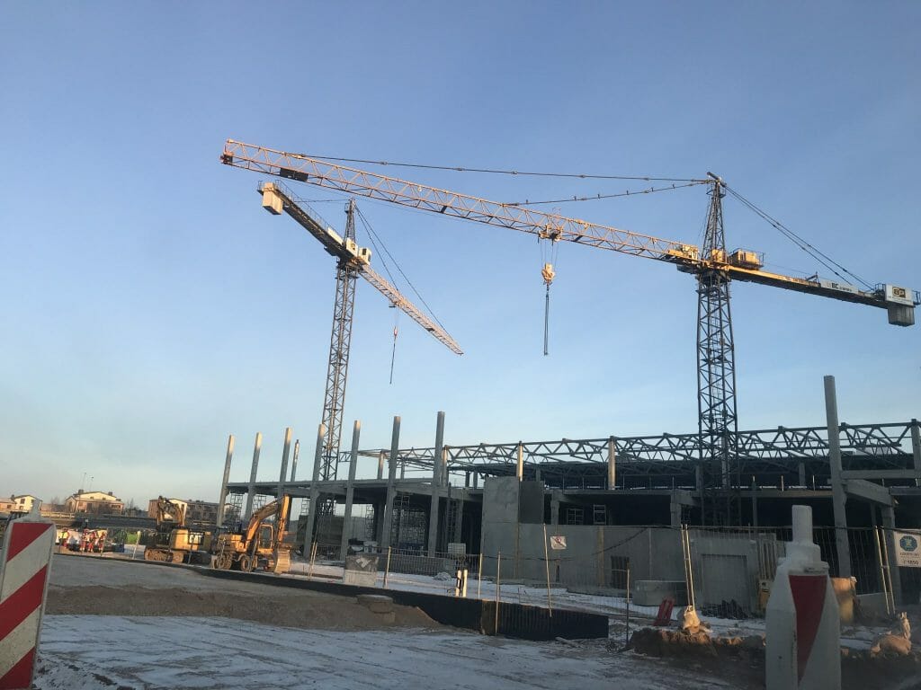 Pašilaičiai PC (Pavilnionių g. 55) - Tirdzniecības centrs - būvdarbu attēli