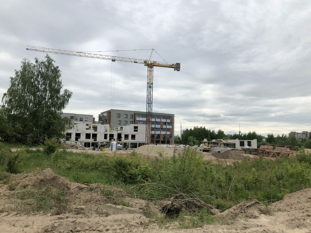 Martyno namai 2 (M. Mažvydo g. 25, 27, L. Rėzos al. 6) - Multi apartment - construction photos