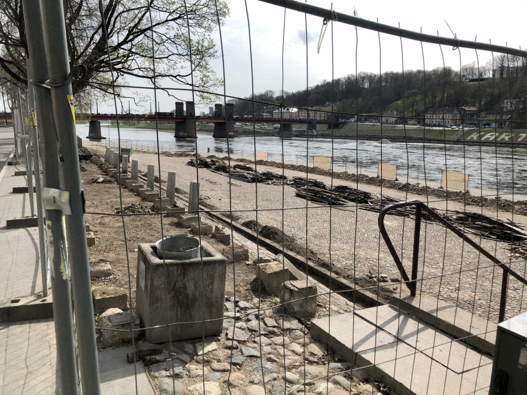 Santakos parkas (Prieplaukos krant.) - Park - construction photos