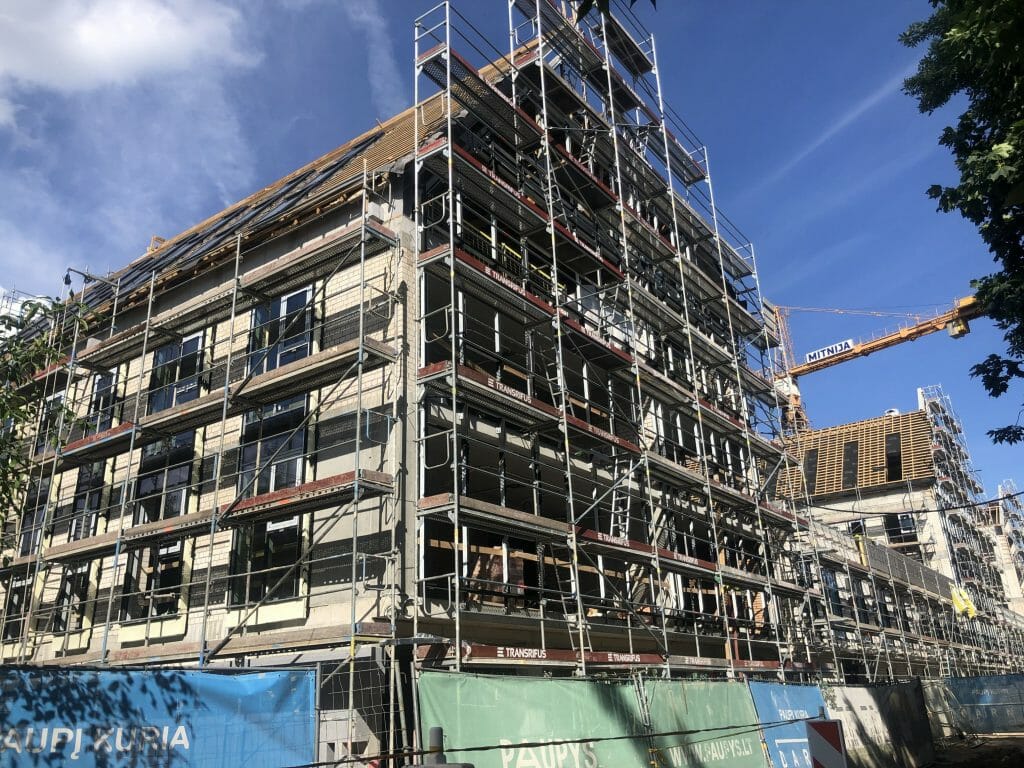 Paupio Darboteka (Paupio g. 50) - Büroohoone - ehituse fotod