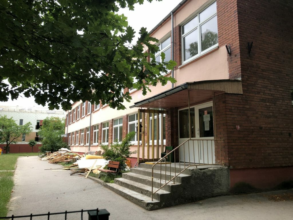 Vaikų darželis "Svirpliukas" (Liepų g. 43A) - Science institution - construction photos