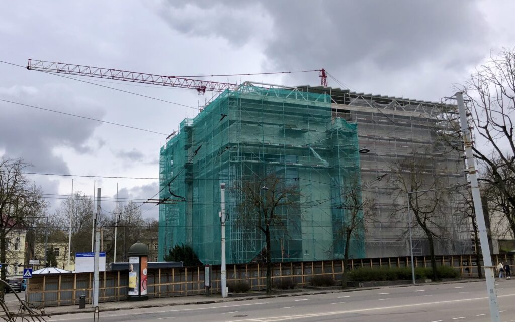 Vilniaus kongresų rūmai (Vilniaus g. 6-1) - Concert hall - construction photos
