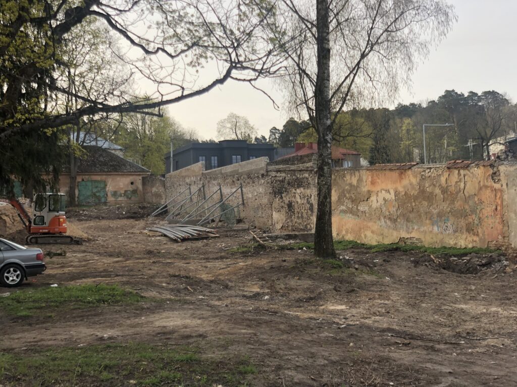 Sapiegų rūmai (L. Sapiegos g. 13) - Cultural center - construction photos