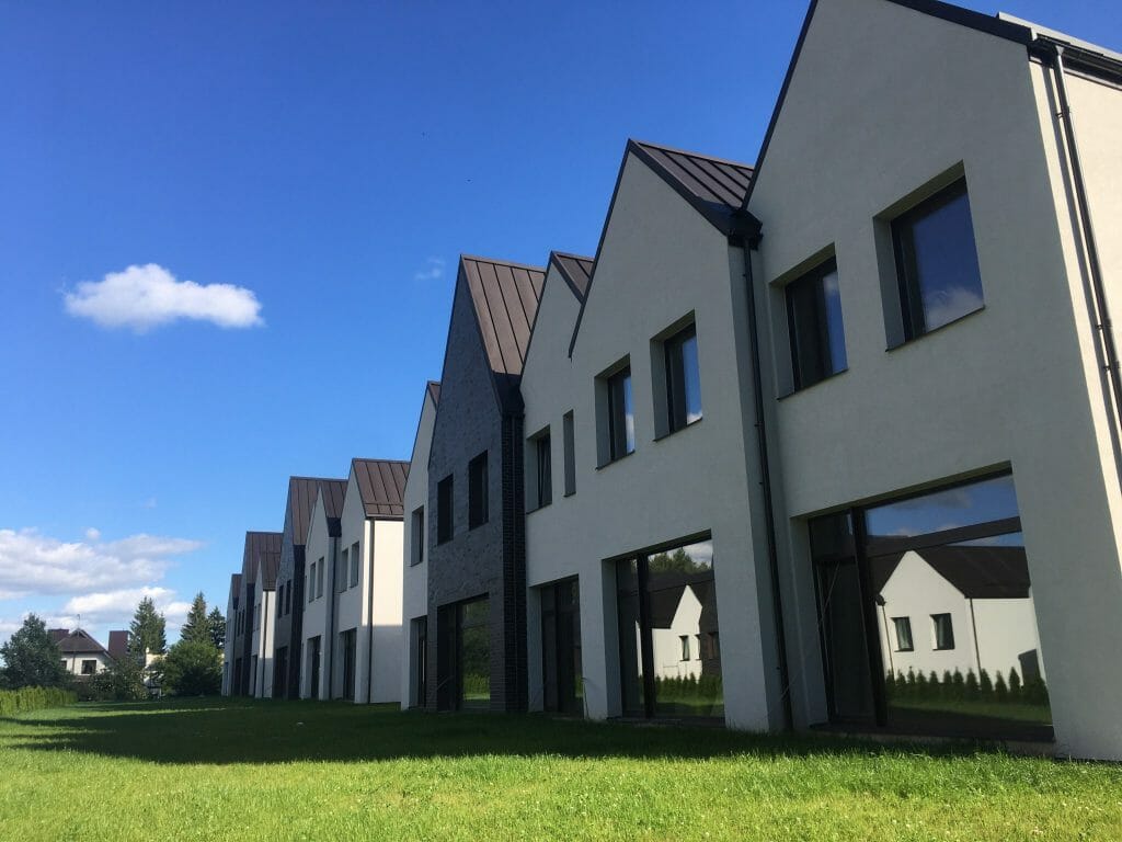 Pavilnio aura (Alfonso Lipniūno g. 9, 11, 15, 17, 19, 21, 23, 25, 27, 29, 31, 33, 35, 37) - Row housing - construction photos
