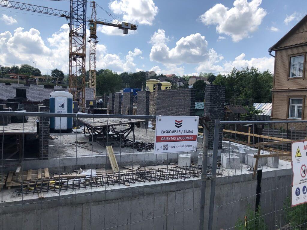 PAUPYS 7 etapas (Aukštaičių g. 19, Paupio g. 50) - Multi apartment - construction photos