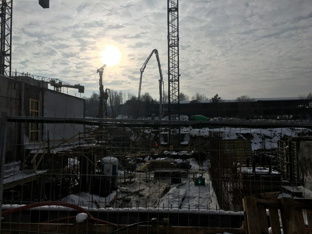 Vilnelės skverai 1 etapas (Manufaktūrų g. 7) - Multi apartment - construction photos