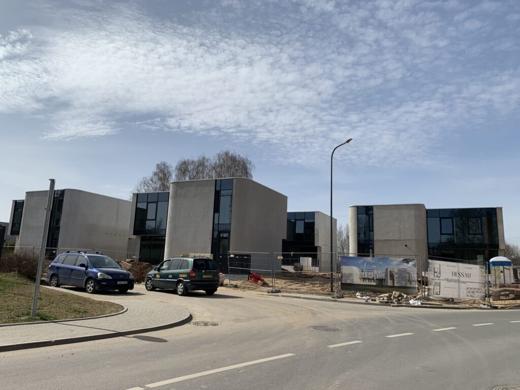 Dessau (Žeimenos g. 177) - Rindu mājas - būvdarbu attēli